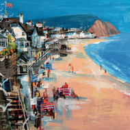 MB79506 - Sidmouth Beach (6 unbagged blank cards)