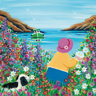 NK65439 - Coastal Cottage Garden (6 unbagged blank cards)