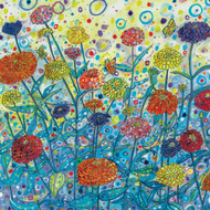 SR85492 - Zinnias (6 unbagged blank cards)