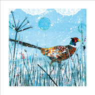 AS96585 - Winter Pheasant (6 bagged blank cards)