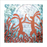 JP97570 - Boxing Hares (6 bagged blank cards)