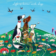 KA82615 - Life is Better with Dogs (6 bagged blank cards)