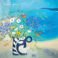 JC98633T - u - St Ives Flowers  thank you (6 unbagged thank you cards)
