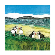 ST57638 - u - Prattling Puffins (6 unbagged blank cards)
