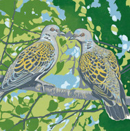 LP99650 - Turtle Doves (6 bagged blank cards)