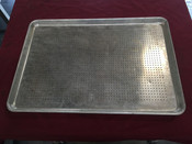 Full Size 18x26 Perforated Bakery Sheet Pan Rolled Egde Aluminm #2057