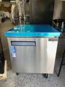 1 Door 29" Under Counter Freezer Stainless Steel Worktop NSF Dukers DUC29F #2154-OB