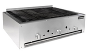 NEW 36" Lava Rock Char Broiler Grill 3 Burner 120K BTU Connerton LRB-36 #6527