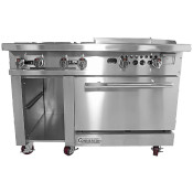 NEW 48" Range 6 Open Burners 12" Griddle 1 Oven 1 Storage Connerton CN48-6-12G #6663