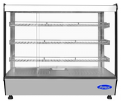 NEW 28" Countertop Heated Display Case Square Glass Hot Merchandiser Cabinet Atosa CHDS-53 #6767