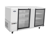 NEW 69" Back Bar Cooler Swing Glass Door Refrigerator NSF Atosa MBB69G-GR #8817