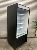 OPEN BOX NEW Open Air Grab & Go Merchandiser NSF Display Upright Vertical Cooler Blue Air BOD-36S #6907-OB