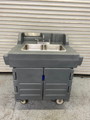 Portable Hand Wash Sink Hot Water Electric Heater & Pump Cambro KSC402 #7553