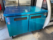 2 Door 48" Under Counter Freezer Stainless Steel NSF Dukers DUC48F #2156-OB