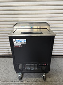NEW 26" Mug Chiller Glass / Plate Chiller Black Cabinet Slide Top Avantco GF25-HC #7645-OB