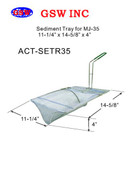 NEW Deep Fat Fryer Sediment Tray Basket for MJ-35 GSW ACT-SETR35 #3877