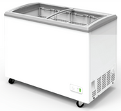 New 29" Narrow Bunker Chest Freezer Sliding Door 3 Baskets Ice Cream Cabinet Excellence VBN-3 #7661