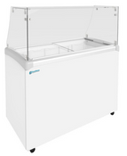 New Dipping Cabinet 8 Tubs 3 Gallon Freezer 12.5cu.ft Cubed Display Excellence EDC-8HC #7674