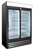 New 2 Glass Door 54" Merchandiser Display Cooler Refrigerator Excellence TKO-42 #7671