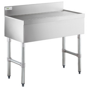 NEW 36x18 Underbar Drainboard Corrugated Top Stainless Steel NSF Regency 600DBU1836 #7733