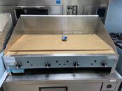NEW 48" Griddle Plancha Grill w/ 12" Backsplash Stainless Steel Connerton CG-48-M-TS #7840