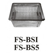 NEW 5" Floor Sink Drain Basket Strainer Stainless Steel GSW FS-BS5 #3908