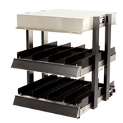 NEW 16" Heated Merchandiser Hot Food Display Warmer Rack 2 Tier Shelf Wisco 282-16 #8030-OB