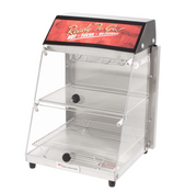 NEW 13" Heated Display Warmer Hot Food Merchandiser 2 Door Wisco 727-001-BLK-SD #8036 -OB