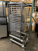 Combi Oven Roll In Stainless Steel Tray Pan Rack Shelving System #8511