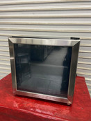 Glass Door Countertop Beverage Cooler Stainless Steel Trim #8544