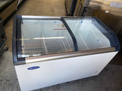 50" Curved Glass Sliding Door Top Chest Freezer NSF Atosa MMF9113 #6741-OB