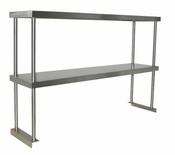 NEW 48x16 Double Over Shelf Stainless Steel NSF #6167