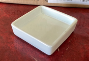 NEW 2-3/4" Square Dish Vertex China Ventana Collection AV-QS #8876-OB