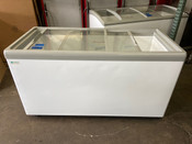 NEW 60" Sliding Flat Lid Cooler Freezer 16.5 Cu Ft NSF Excellence HB-17HCD #8918-SD