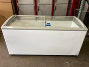 NEW 66" Sliding Curved Glass Lid Top Ice Cream Freezer 18.5 Cu Ft NSF Excellence VB-7HC #8919-SD