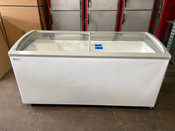 NEW 66" Sliding Curved Glass Lid Top Ice Cream Freezer 18.5 Cu Ft NSF Excellence VB-7HC #8920-SD