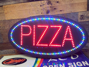 NEW 27x15 LED PIZZA Sign Hanging or Wall Mount 115V Advertising Restaurant Display #8931-OB