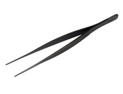 NEW 6-1/8" Mercer Culinary M35245BK Precision Plus Black Fine Point Straight Tip Plating Tongs #8968-OB