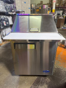 1 Door 28" Refrigerated Mega Top Prep Table Cooler NSF Cooler Atosa MSF8305GR #2230-OB