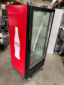 NEW 1 Glass Door COCA-COLA Display Cooler NSF Refrigerator IDW G-10F #8670-SD2