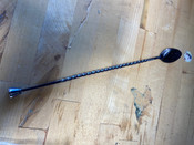 NEW 12" Bar Fly Mixing Spoon With Muddler End Tip 922394 #9301-OB
