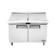 NEW 2 Door 60" Refrigerated Mega Top Sandwich Prep Table Cooler NSF Atosa MSF8307GR #2231