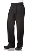 NEW Chef Works BBLWBL2X Black Lightweight Baggy Chef Pants MEN'S #9613-OB