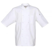 NEW CHEF WORKS - JLCV-WHT-2XL - MONTREAL WHITE CHEF COAT (2XL) #9610-OB