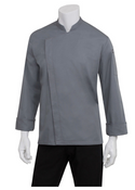 NEW Chef Works BCMC010-GRY-XL Men's Lansing Gray Chef Coat (XL) #9608-OB