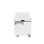 NEW 1 Door 28" Refrigerated Mega Top Prep Table Stainless Steel Cooler NSF Atosa MSF8305GR #2230