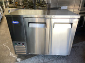 48" Back Bar Cooler Stainless Steel NSF Atosa MBB-48 2 Solid Door #2355-OB