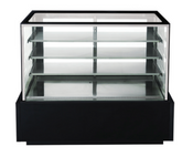 NEW 48" Bakery Case Refrigerated Cubed Glass Display Dukers DDM48R #1287