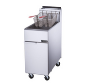 NEW 50LB Deep Fryer 4-Tube Burner Propane Stainless Steel Dukers DCF4-LPG #1300