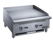 NEW 24" Griddle Manual 24" Depth Cooking Surface 1" Thick Plate NG Dukers DCGMA24 #1328